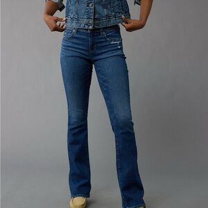 American Eagle Dark Wash Stretch Bootcut Jeans